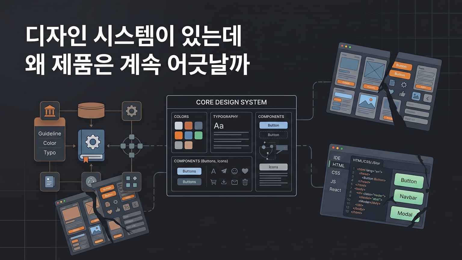 디자인 시스템이 있는데 왜 제품은 계속 어긋날까